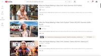 a screen shot of a youtube page showing a number of videos